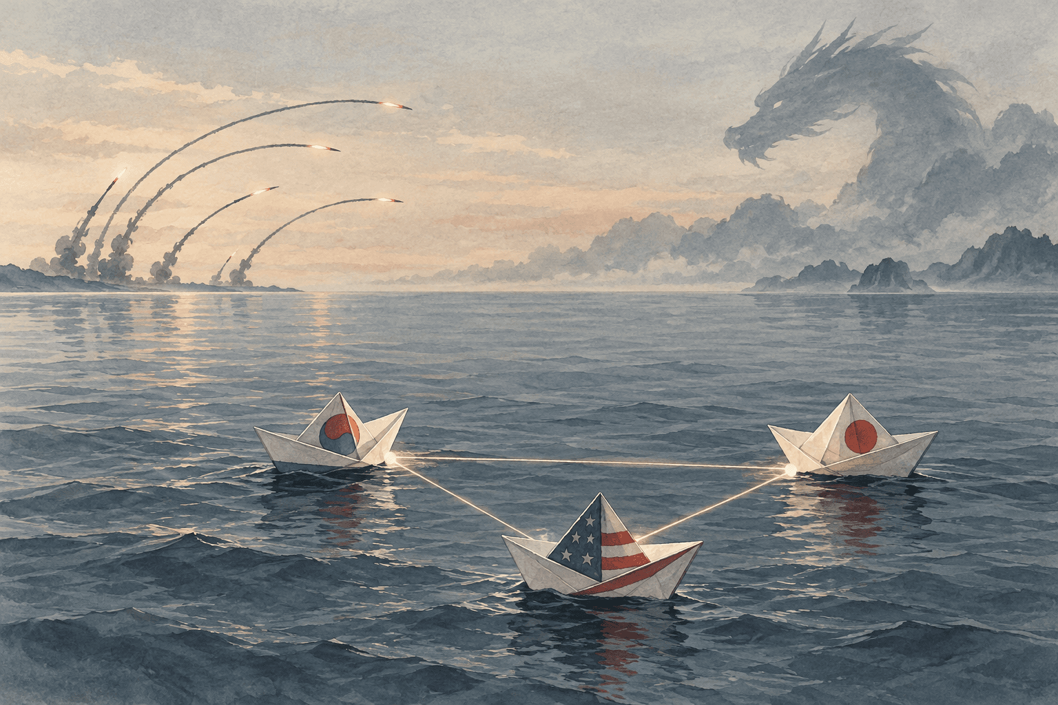 North Korean missile launch tests coordination among Seoul, Tokyo and Washington